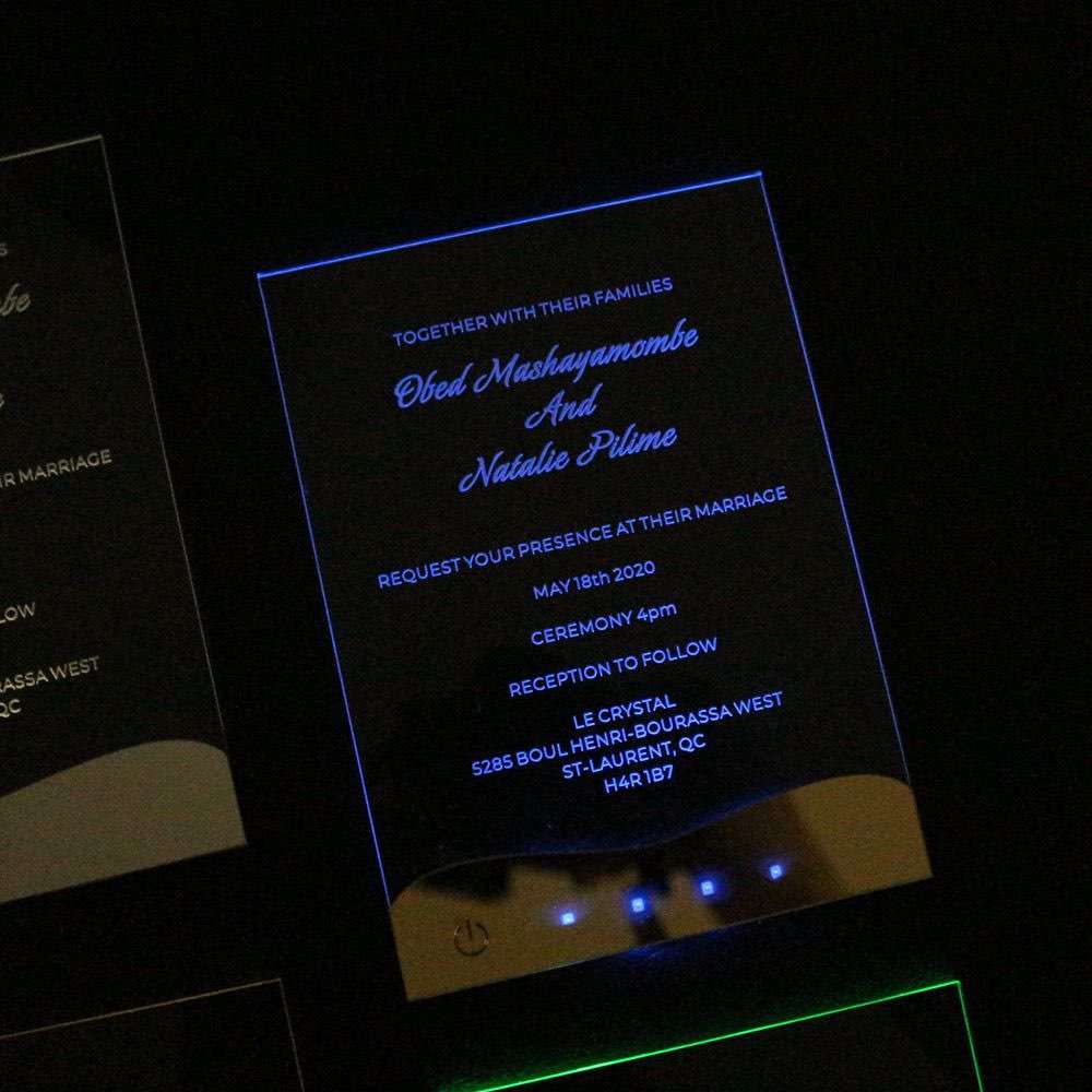 LED invitation